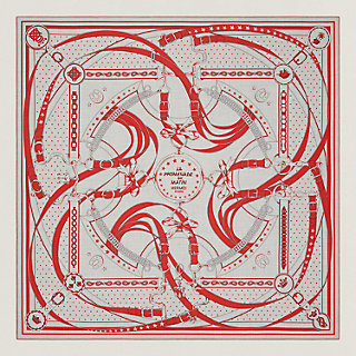 Xale 140 La Promenade du Matin Bandana | Hermès Brasil